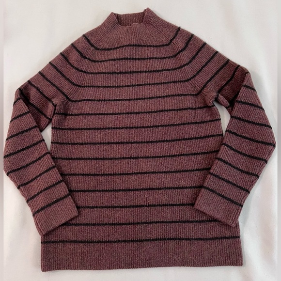 Banana Republic Heritage Collection Brown Knitted Mock Neck Sweater Adult M - Picture 1 of 8